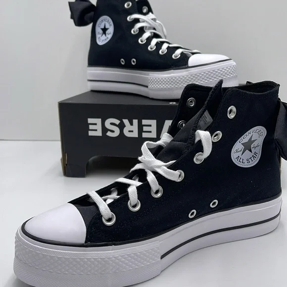 Converse WMNS CTAS LIFT HI
BLACK/WHITE/BLACK А14828C Platforms Sneakers - Picture 15 of 16